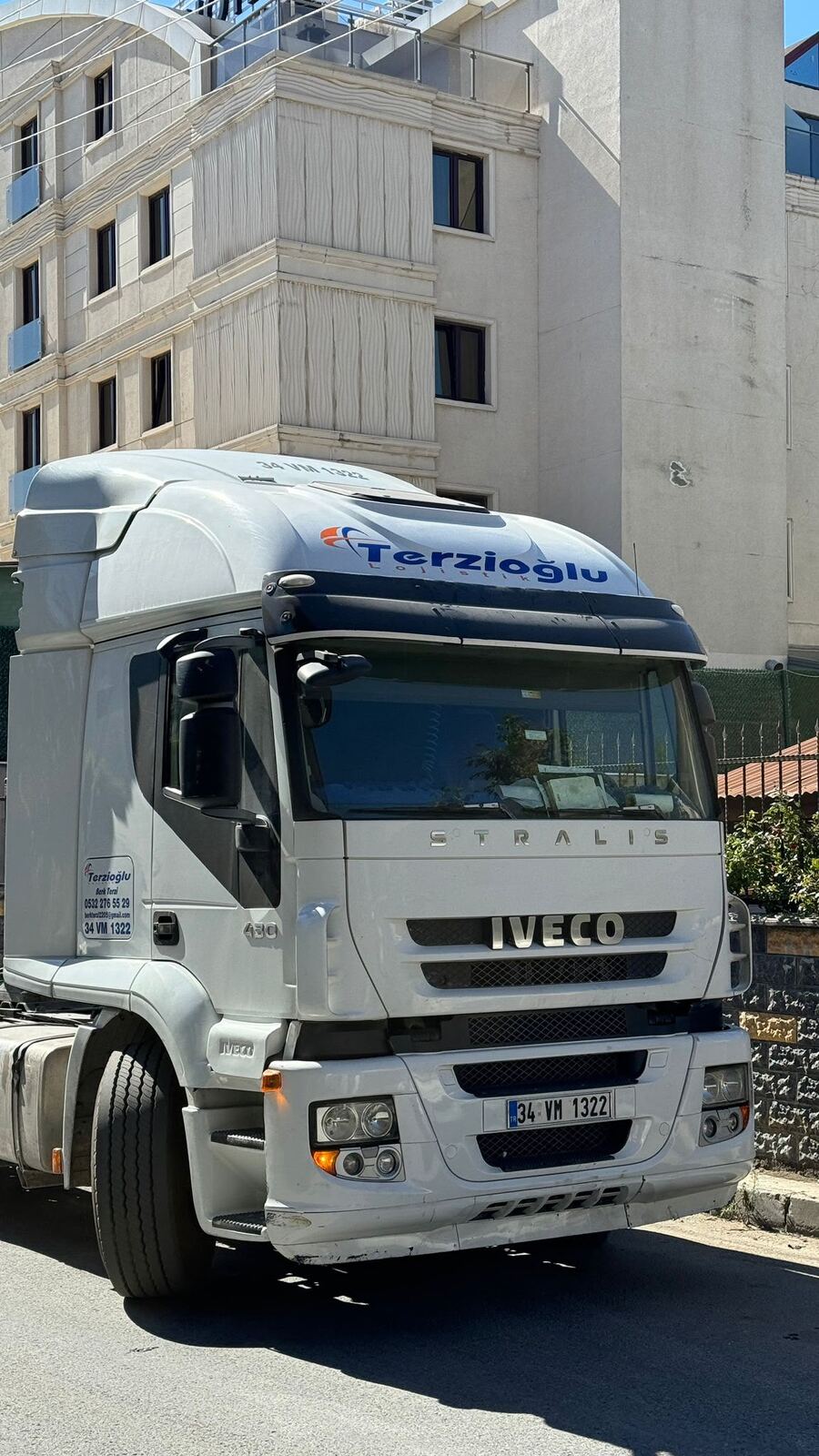 Terzioğlu Lojistik çekici aracı